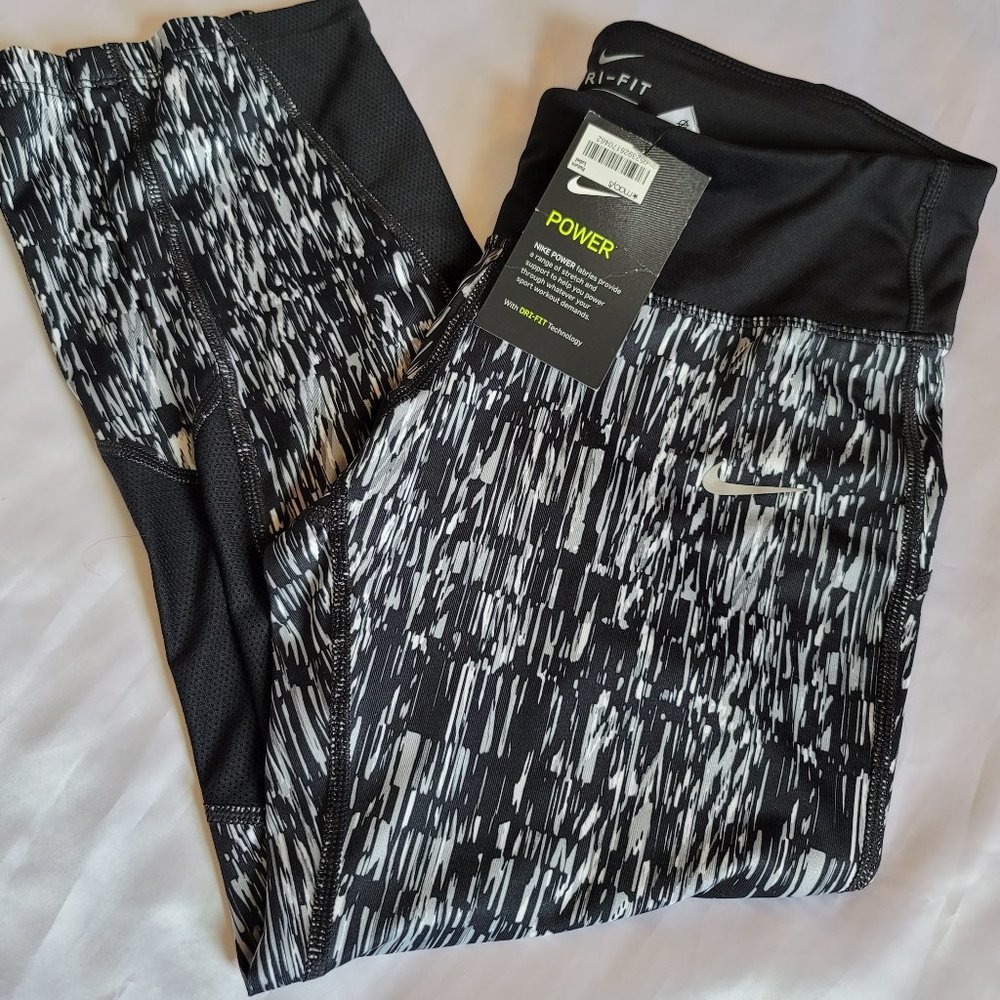 Nike Power Graphic Running Crop Women's